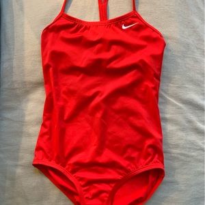 Nike Girls' Racerback One Piece Swimsuit